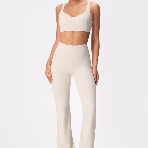★★Adairs★★ Lip Flared Leggings Wonder Beige JN3023 BEFREE Flared Leggings - Almond – OJA Wear