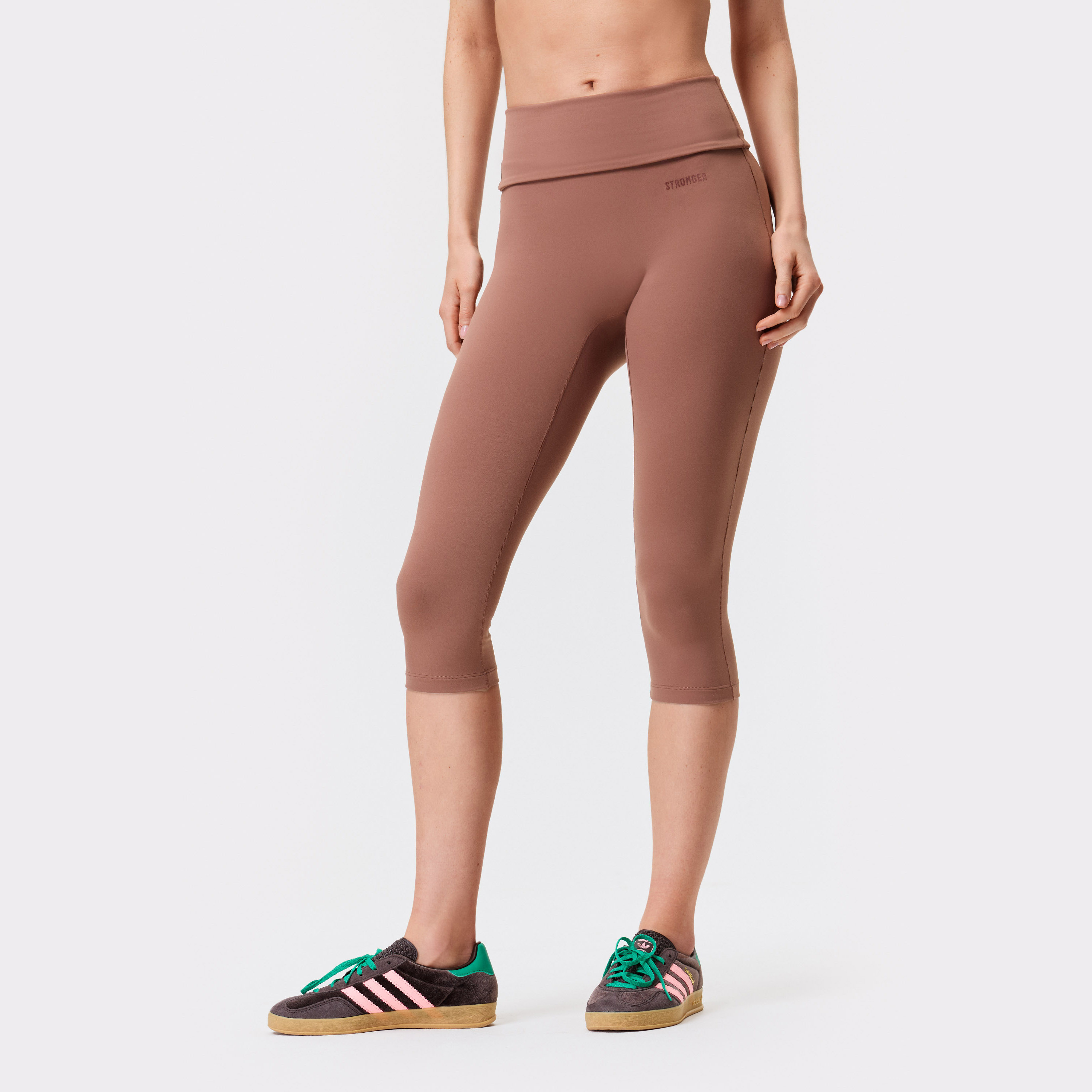 Soft Fold Over Capri Tights