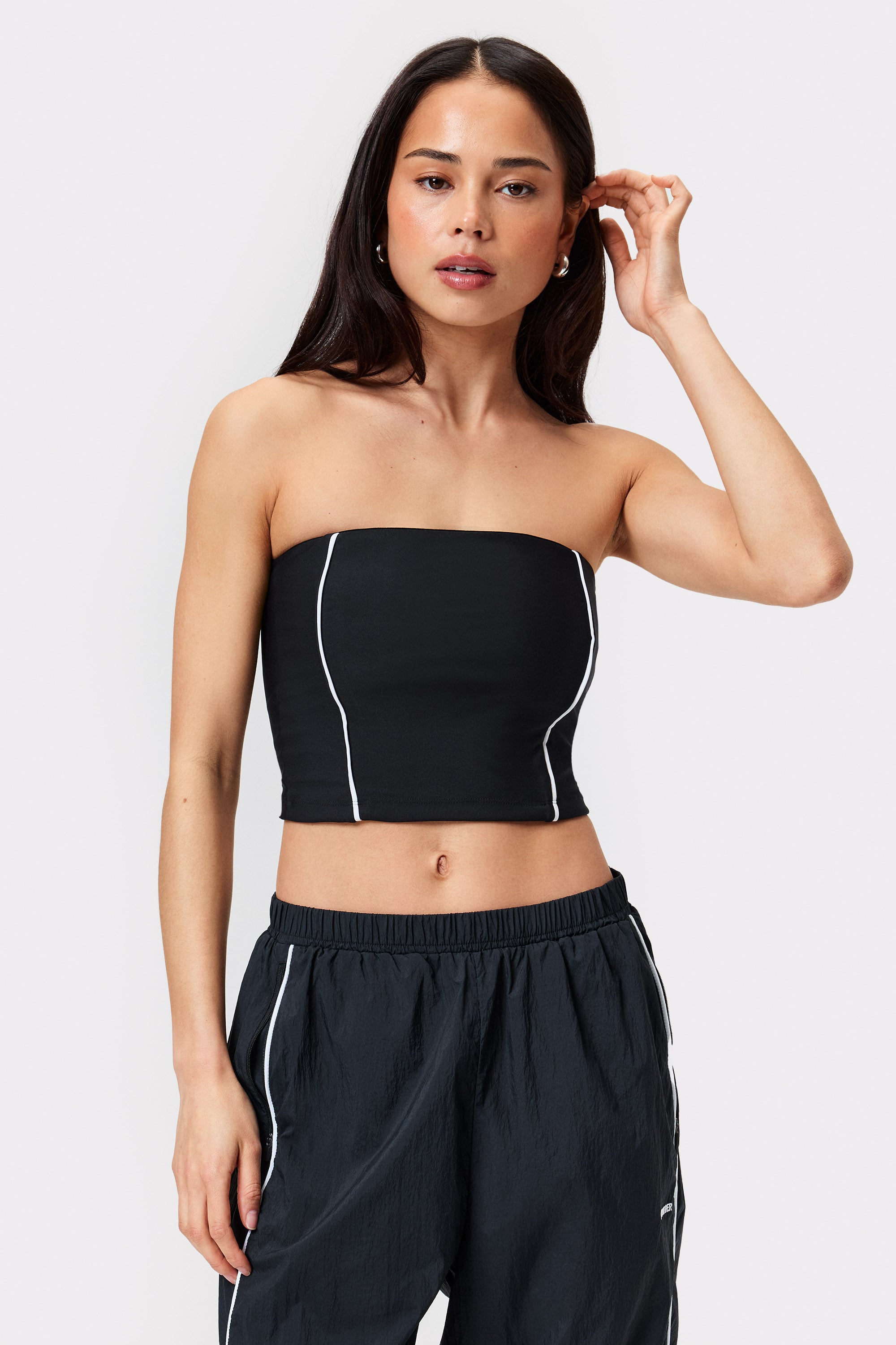 Piping Tube Top Black I Removable Cups I STRONGER