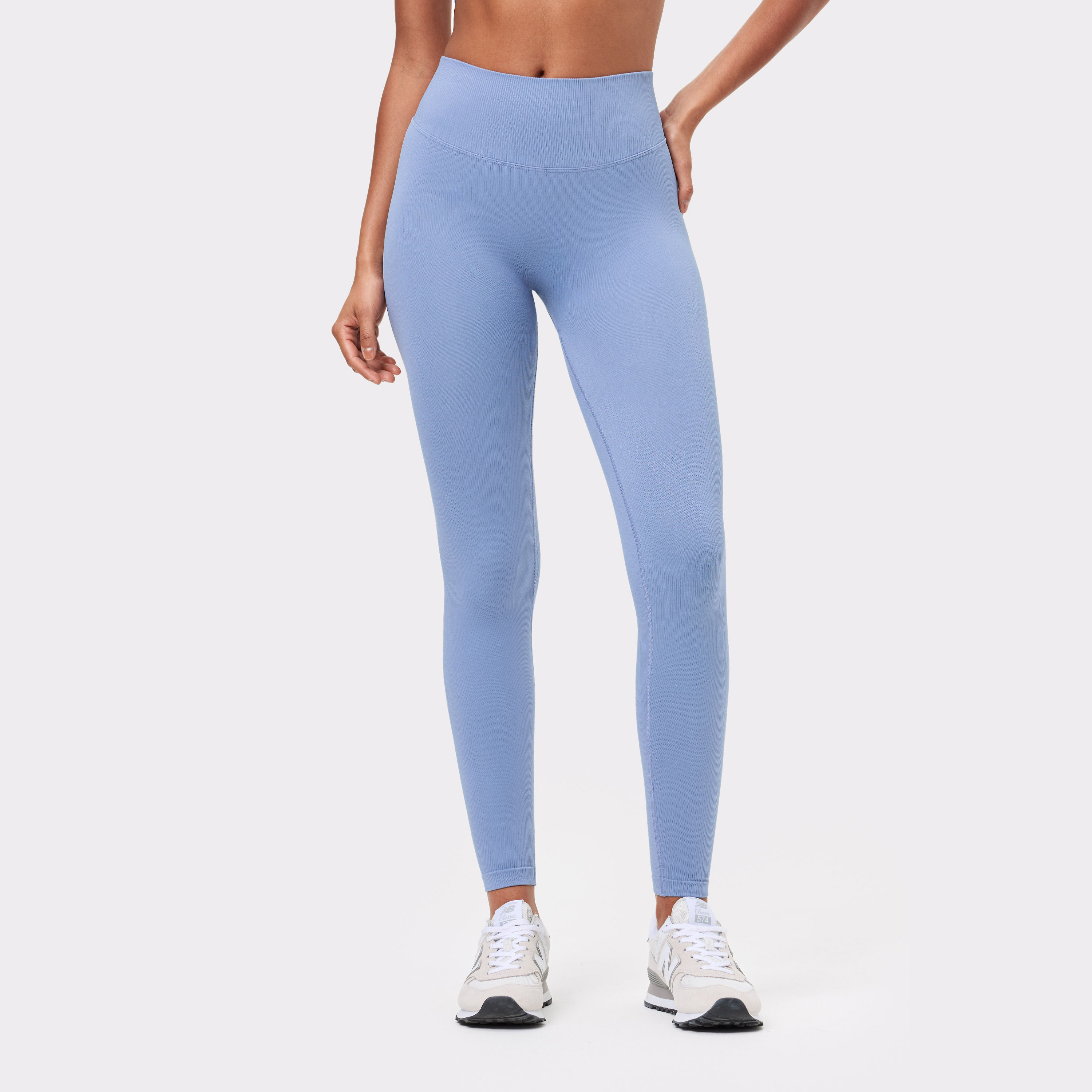 Seamless Contour Ribbed Tights