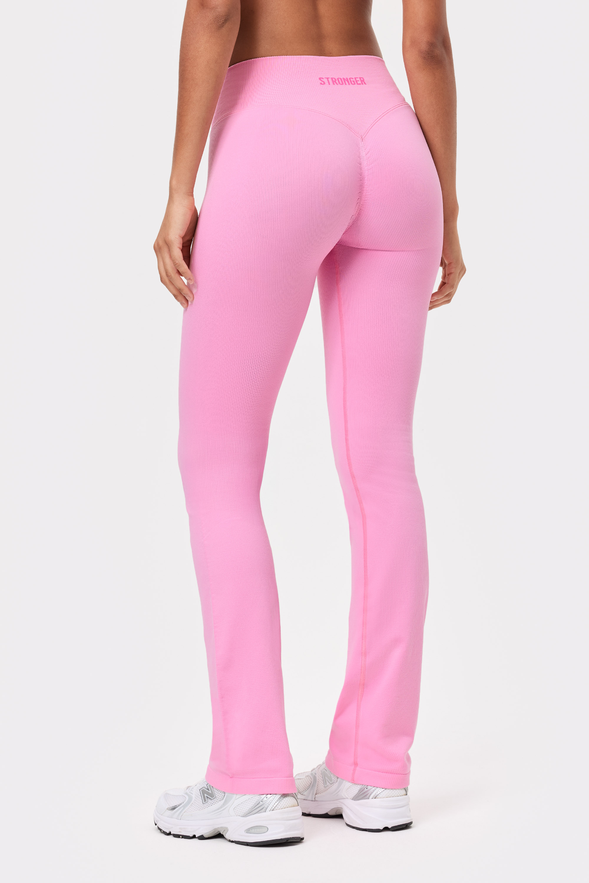 Seamless Contour Ribbed Bootcut Leggings Prism Pink I