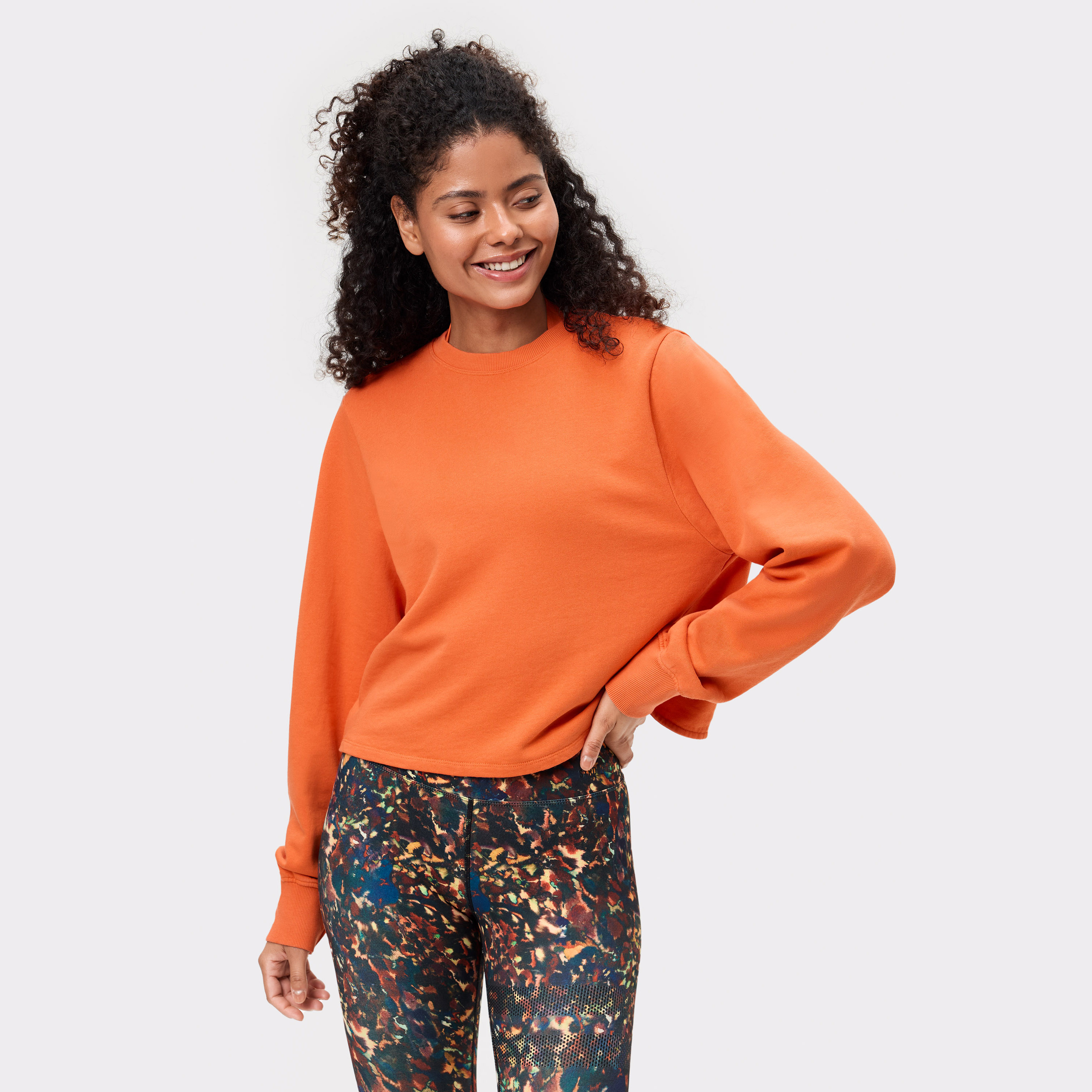 Open Back Sweatshirt