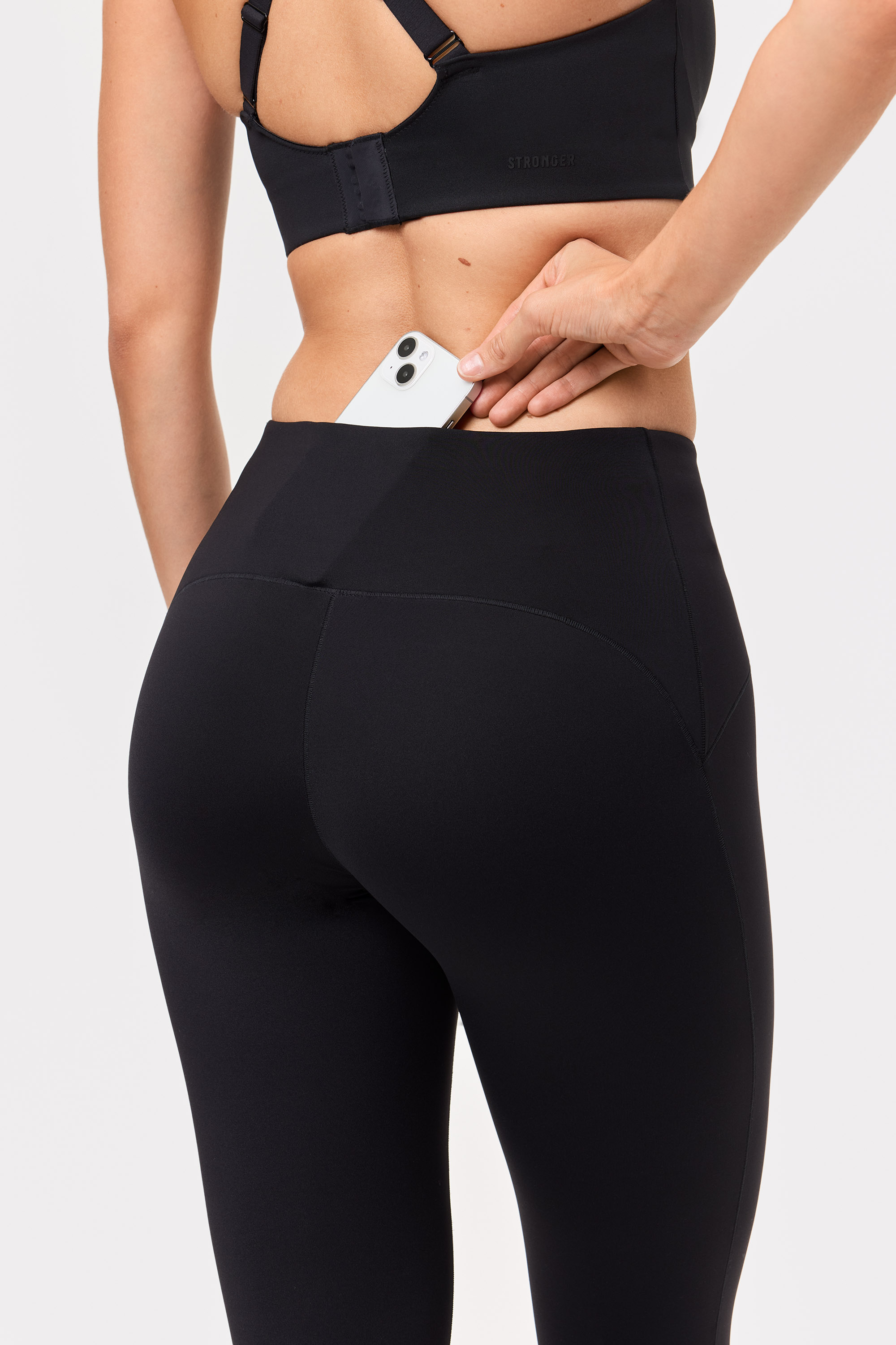 Miss Angelia Thermo legging met fleece binnenin zwart