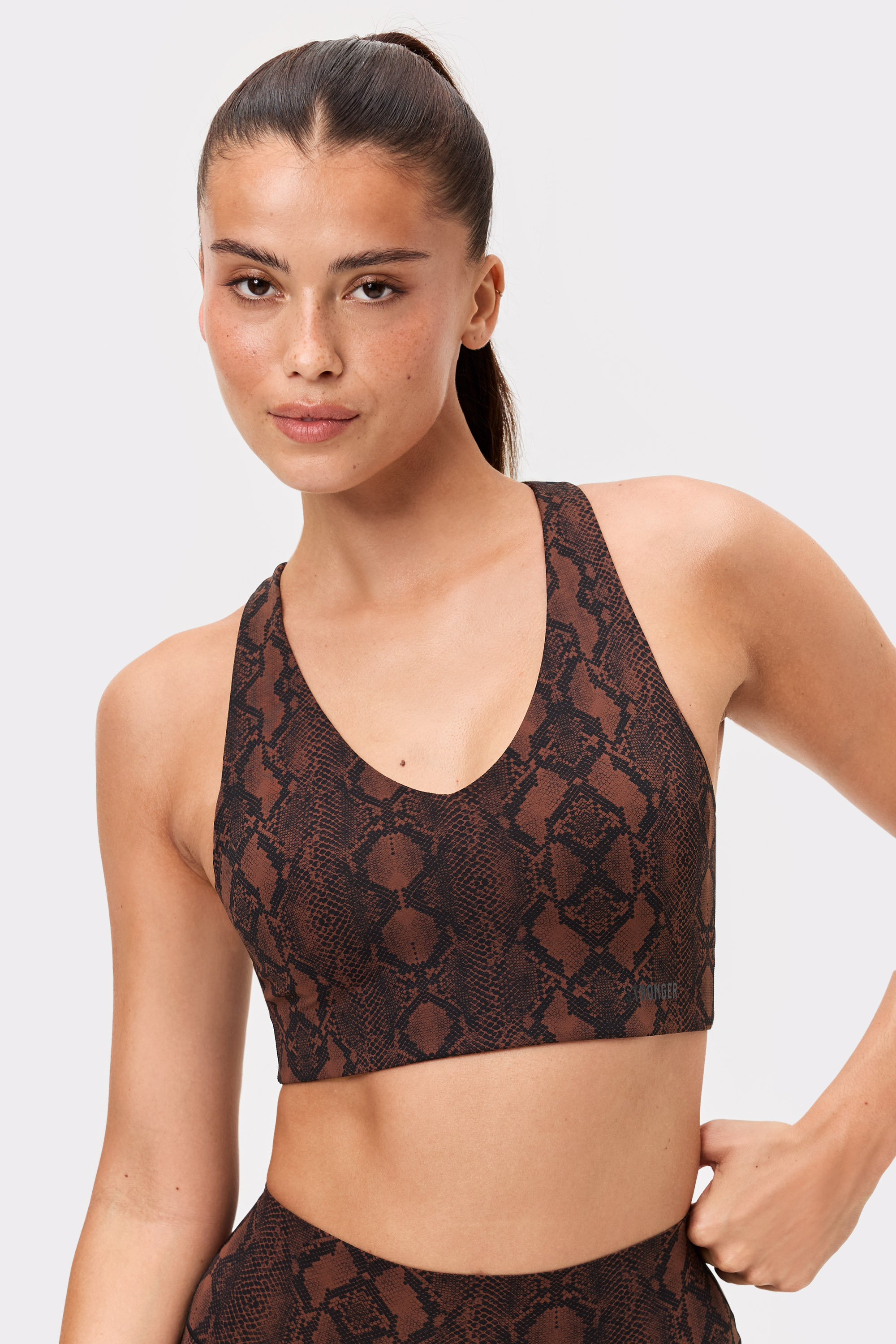 Brassière de sport Sleek Printed