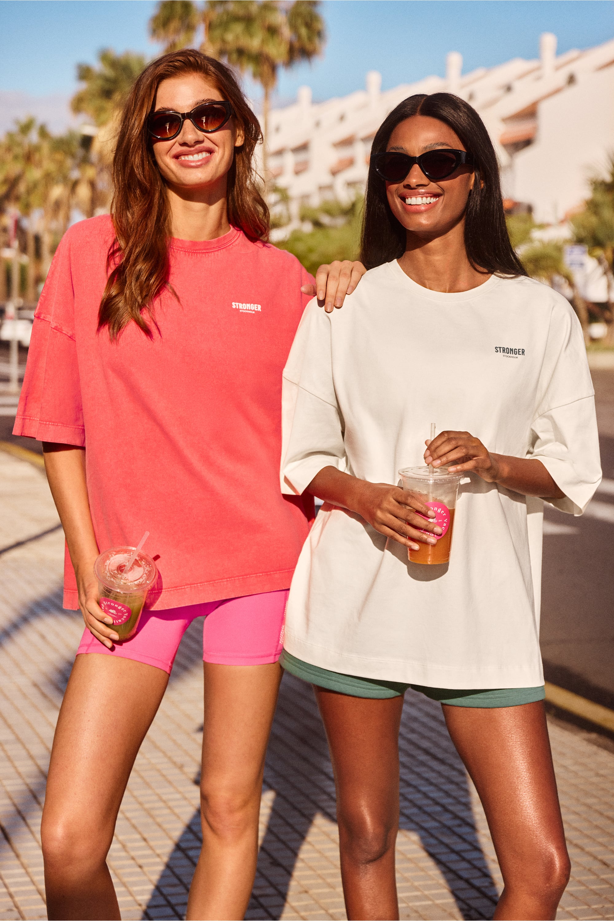 Oversized Crew T-shirt White | Organic cotton | STRONGER