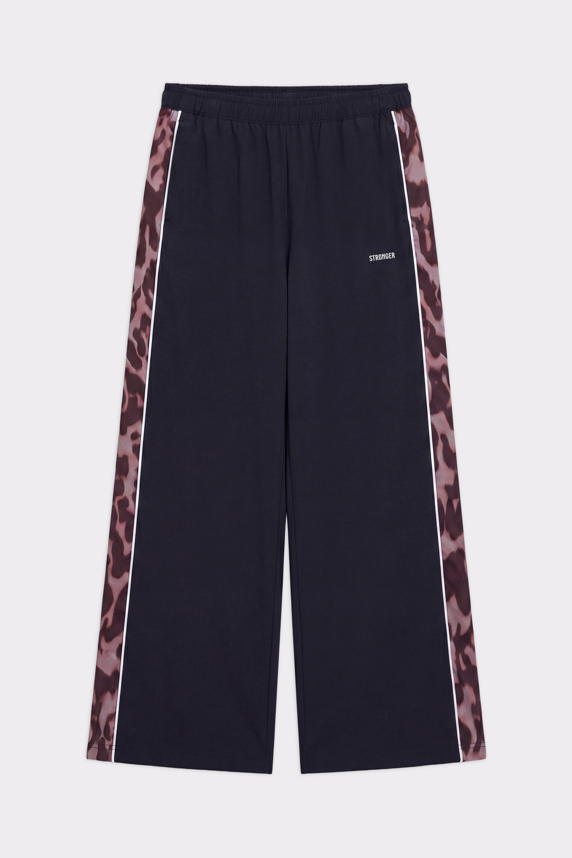 Breezy Woven Pants Black/Leo Rush I Recycled Polyester I STRONGER
