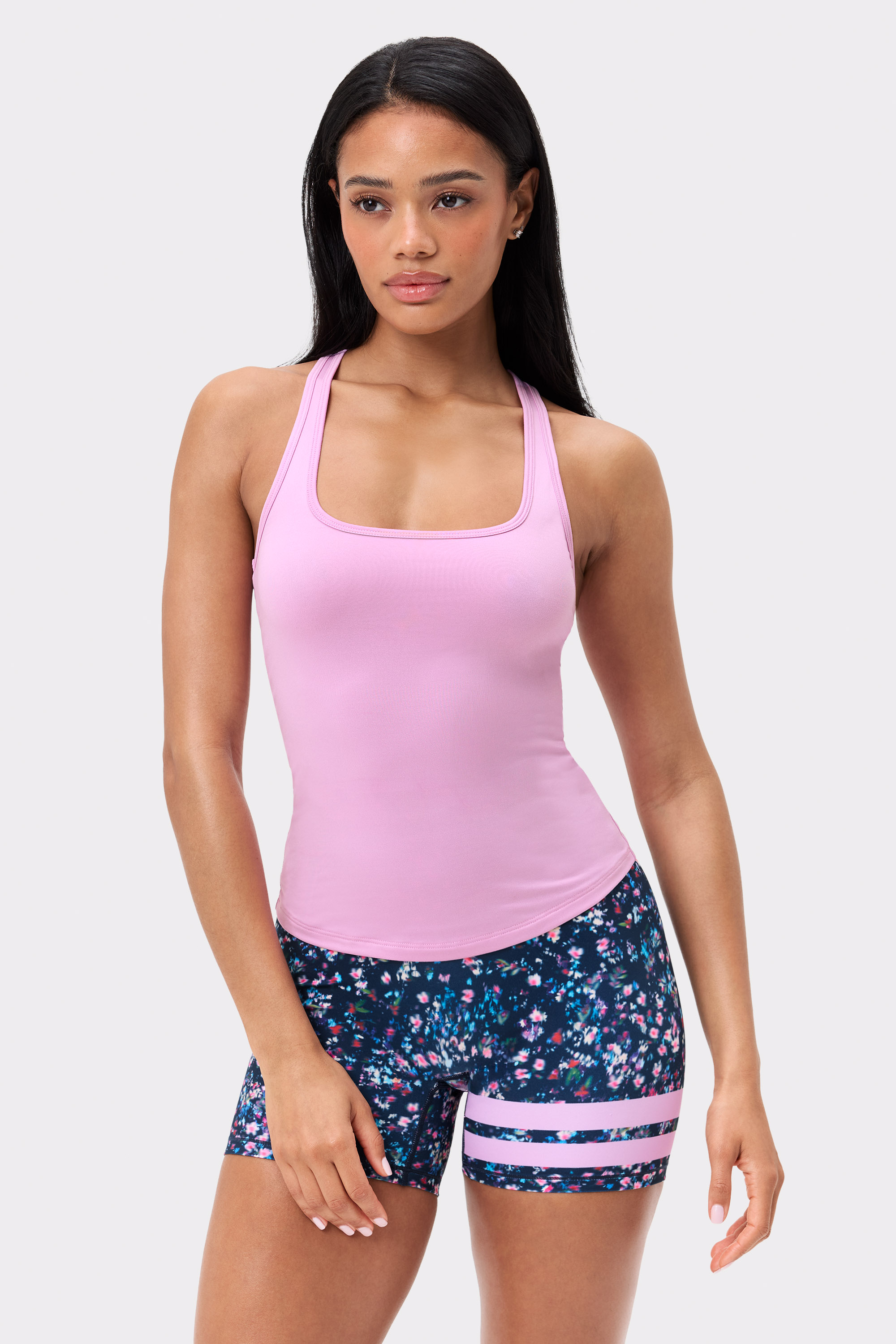 The One Scoop Neck Tank Light Pink I Recycled Polyester I STRONGER