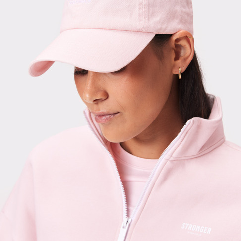 HELLO■Washed Two Tone Logo 6panel Cap_Pink MUSINSA | HELLO SUNRISE Washed Two Tone Logo 6Panel Cap_Navy